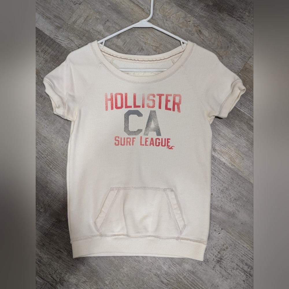 Hollister Cream Surf League Hoodie